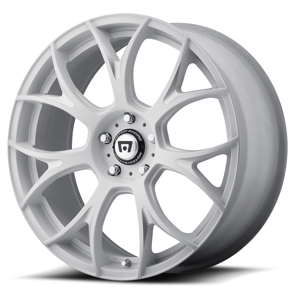 Motegi Mr126 20X10 BLANK +32MM Matte White W/ Milled Accents