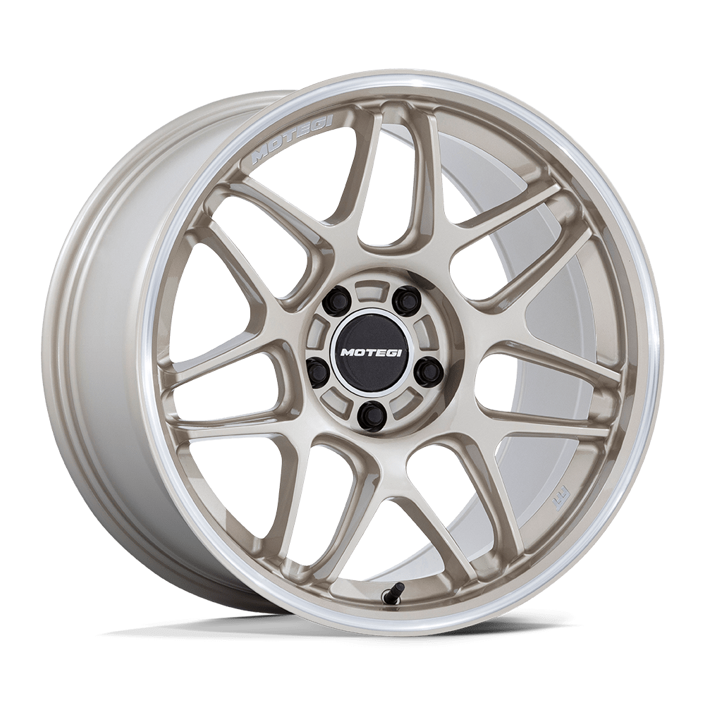 Motegi Mr158 Tsubaki 18X8.5 5X114.3 +35MM Motorsport Gold W Machined Lip