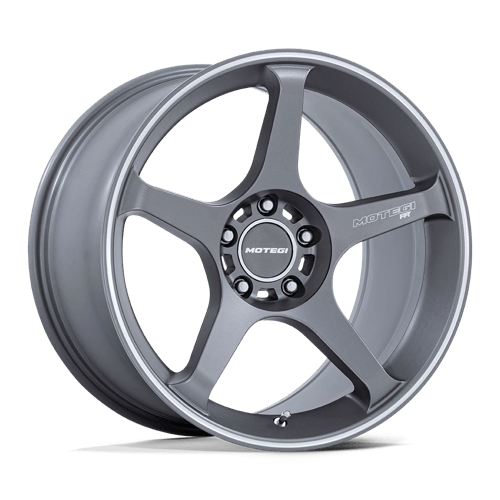 Motegi Mr159 Battle V 17X8.5 5X114.3 +35MM Gunzilla W Machined Lip Stripe