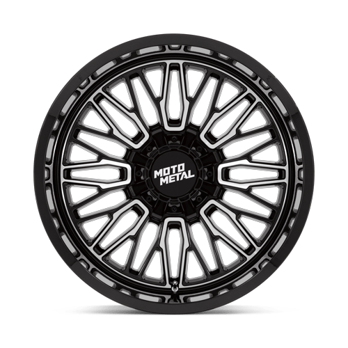 Moto Metal Mo809 Stinger 20X10 6X135/6X139.7/6X139 -18MM Gloss Black Machined