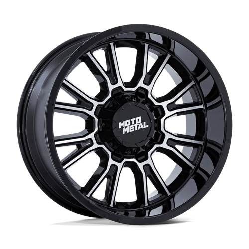 Moto Metal Mo810 Legacy 18X9 6X135/6X139.7/6X139 +1MM Gloss Black Machined