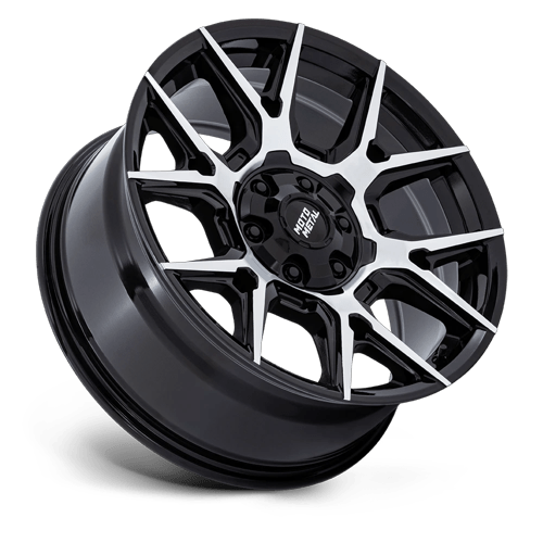 Moto Metal Mo813 Mason 20X9 6X135/6X139.7/6X139 +10MM Gloss Black W/ Machined Face