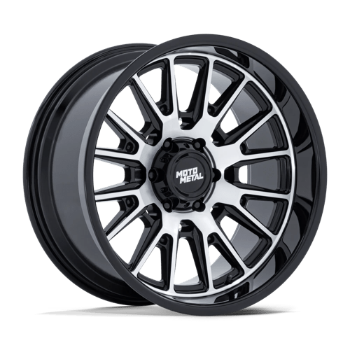 Moto Metal Mo814 Tekton 20X10 5X127 -18MM Gloss Black W/ Machined Face