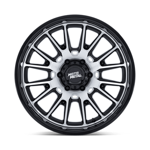 Moto Metal Mo814 Tekton 20X9 6X139.7 +20MM Gloss Black W/ Machined Face