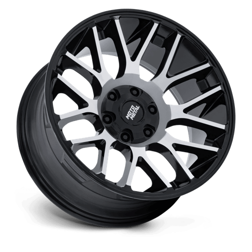 Moto Metal Mo816 Overlook 20X9 8X170 +1MM Gloss Black W/ Machined Face