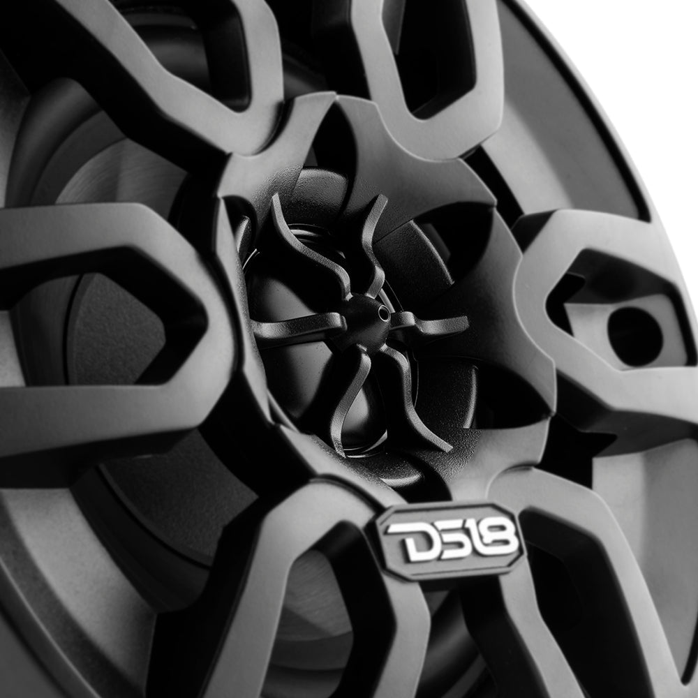 DS18 4in 2-Way 50 Watts RMS 4ohm Black - MP4/BK - angle view