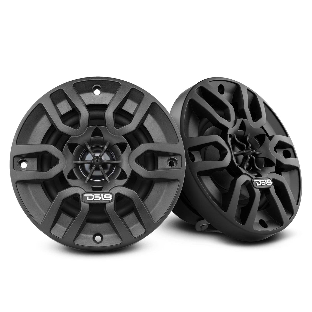 DS18 4in 2-Way 50 Watts RMS 4ohm Black - MP4/BK - front view