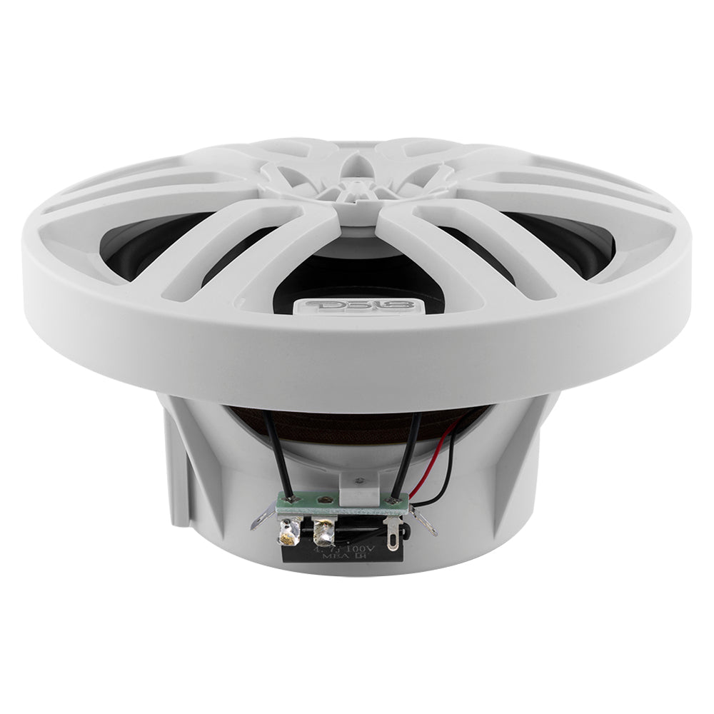DS18 6.5in 2-Way 60 Watts RMS 4ohm White - MP6/WH - close-up view