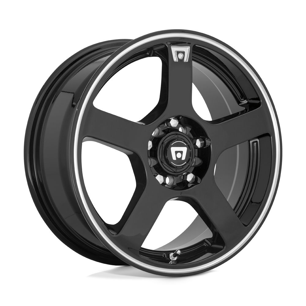 Motegi Mr116 Fs5 17X7 5X112/5X114.3/5X114 +40MM Gloss Black W/ Machined Flange