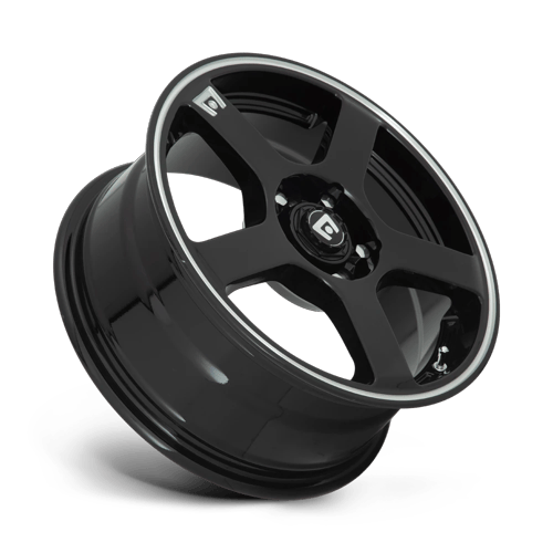 Motegi Mr116 Fs5 17X7 5X112/5X114.3/5X114 +40MM Gloss Black W/ Machined Flange