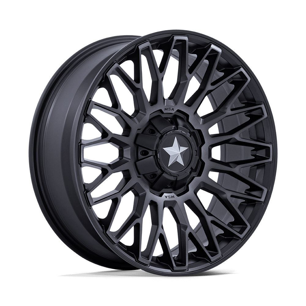 MSA Offroad Wheels M50 Clubber Utv 15X7 4X137/4X156/4X156 +10MM Matte Black Ddt