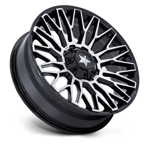 MSA Offroad Wheels M50 Clubber Utv 14X7 4X137/4X156/4X156 +10MM Gloss Black Machined