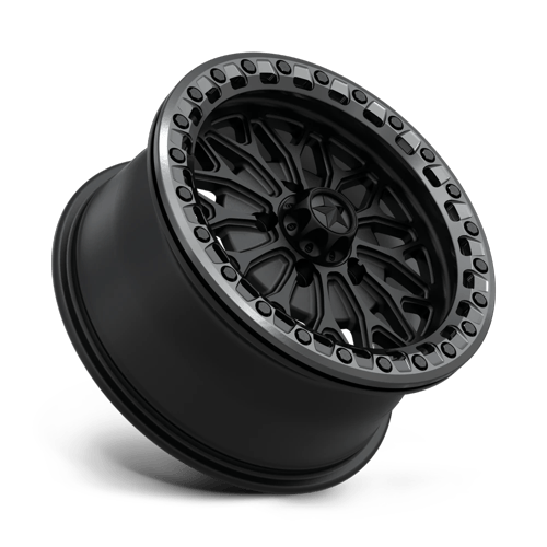 MSA Offroad Wheels Ma53 Bolo Utv Beadlock 15X7 5X114.3 +38MM Matte Black W/ Gl-Gunmetal Rg