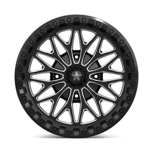 MSA Offroad Wheels Ma53 Bolo Utv Beadlock 18X7 4X137 +10MM Gloss Black Milled