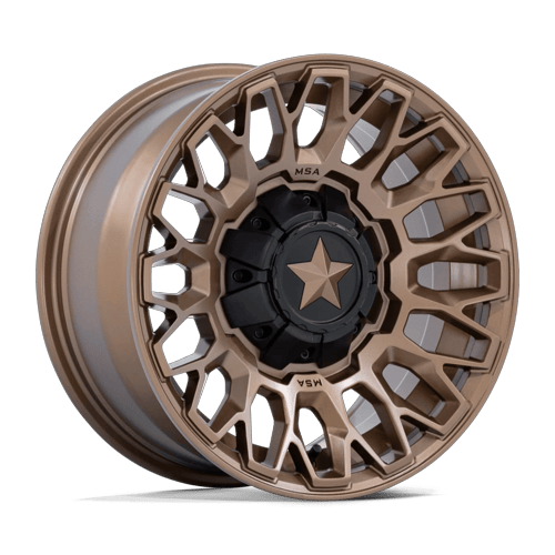 MSA Offroad Wheels M50 Clubber Utv 15X7 4X137/4X156/4X156 +10MM Matte Bronze