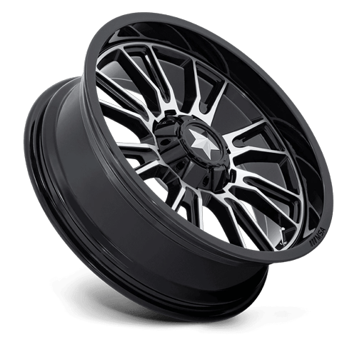 MSA Offroad Wheels M51 Thunderlips Utv 24X7 4X137/4X156/4X156 +0MM Gloss Black Machined