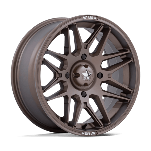 MSA Offroad Wheels M52 Radar Utv 16X7 4X110 +10MM Matte Bronze