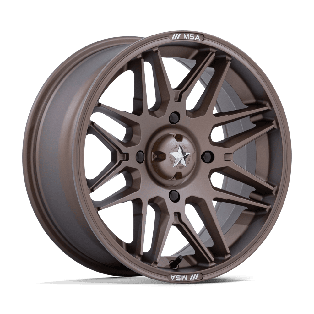 MSA Offroad Wheels M52 Radar Utv 15X7 4X156 +10MM Matte Bronze