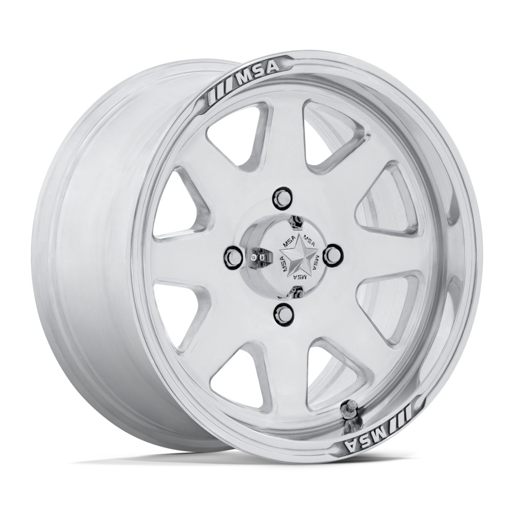 MSA Offroad Wheels M54 Spark Utv 15X7 4X137 +10MM Polished