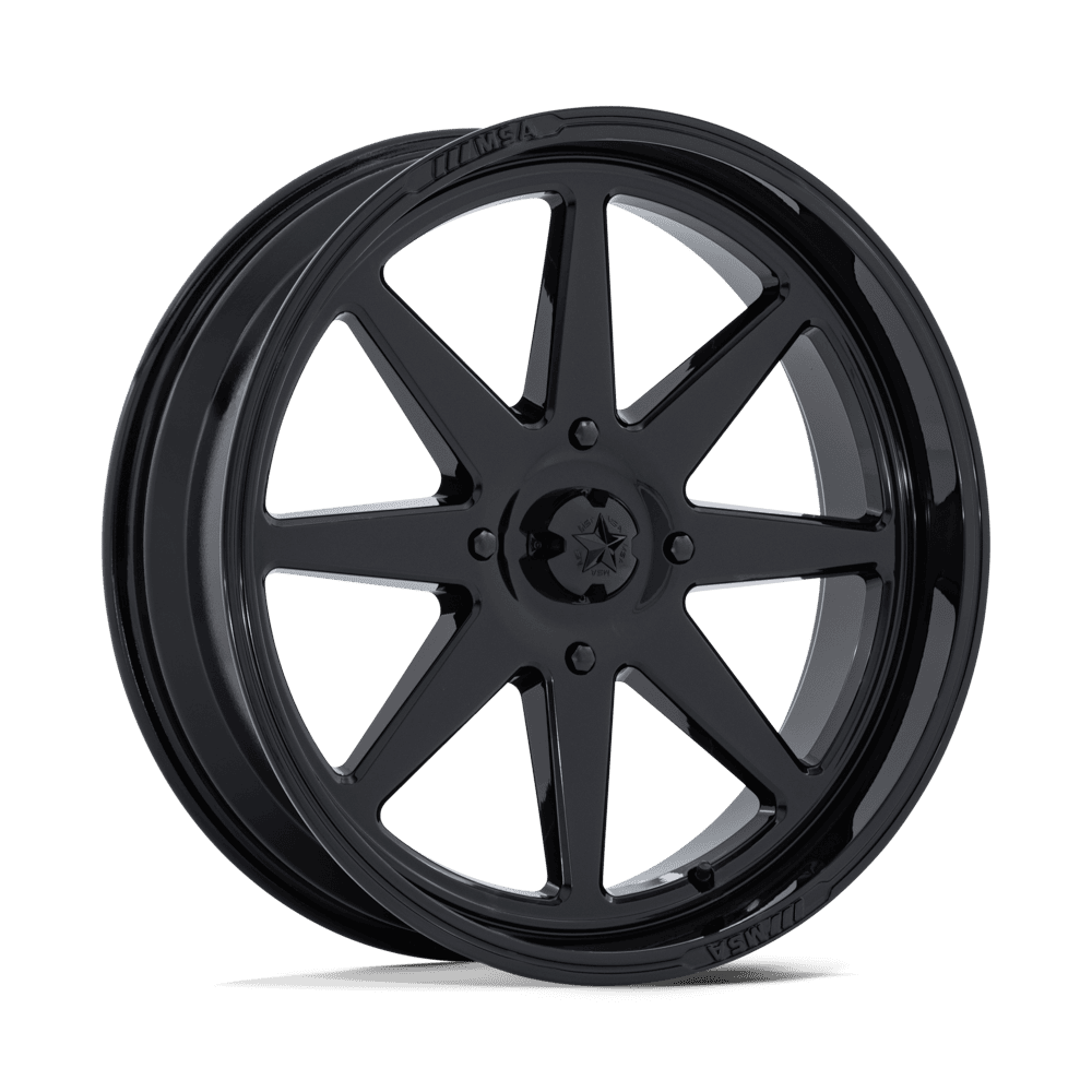 MSA Offroad Wheels M54 Spark Utv 14X7 4X137 +10MM Gloss Black