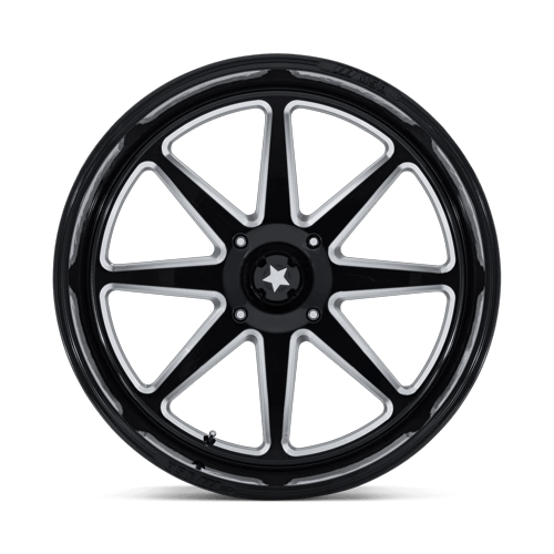 MSA Offroad Wheels M54 Spark Utv 24X10 4X137 -25MM Gloss Black Milled