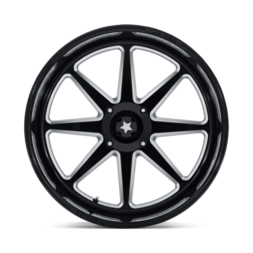 MSA Offroad Wheels M54 Spark Utv 24X10 5X114.3 -25MM Gloss Black Milled