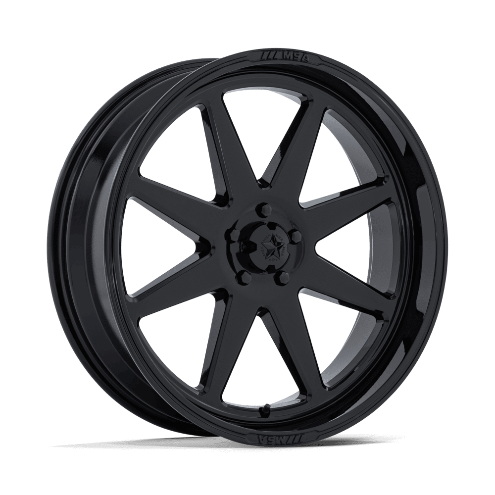 MSA Offroad Wheels M54 Spark Utv 24X7 5X114.3 +0MM Gloss Black