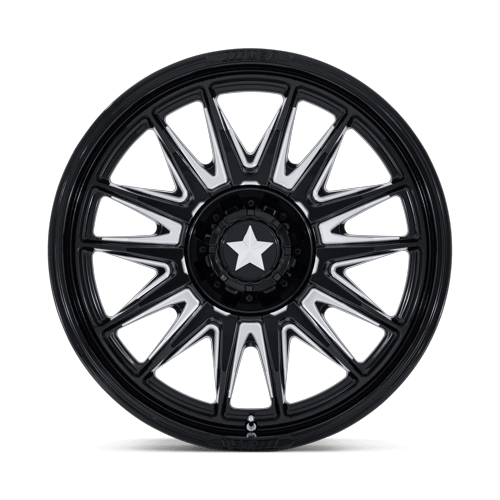 MSA Offroad Wheels M55 Commander Utv 15X7 4X137/4X156/4X156 +10MM Gloss Black Milled