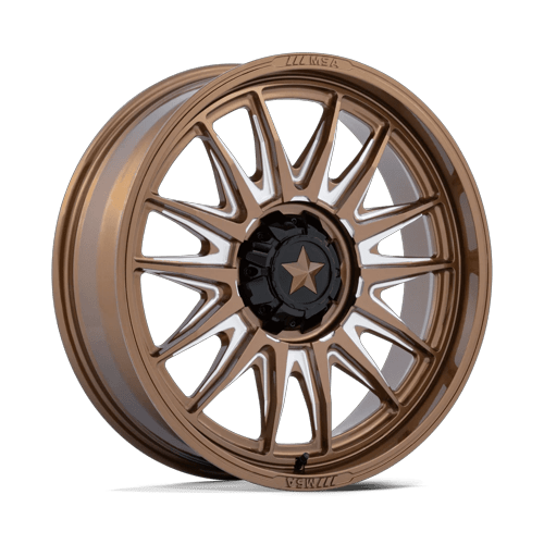 MSA Offroad Wheels M55 Commander Utv 24X7 5X114.3 +0MM Gloss Bronze Milled