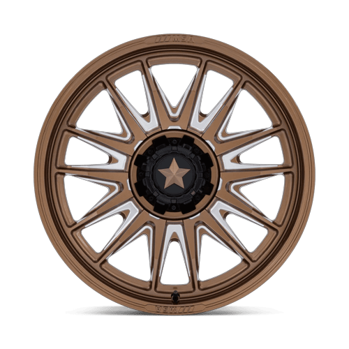 MSA Offroad Wheels M55 Commander Utv 24X7 4X137/4X156/4X156 +0MM Gloss Bronze Milled