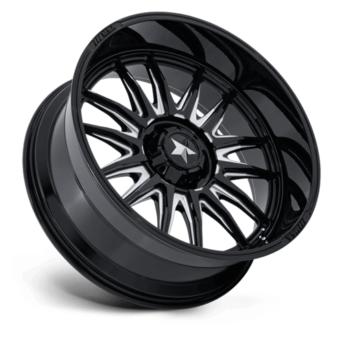 MSA Offroad Wheels M55 Commander Utv 24X10 4X137/4X156/4X156 -25MM Gloss Black Milled