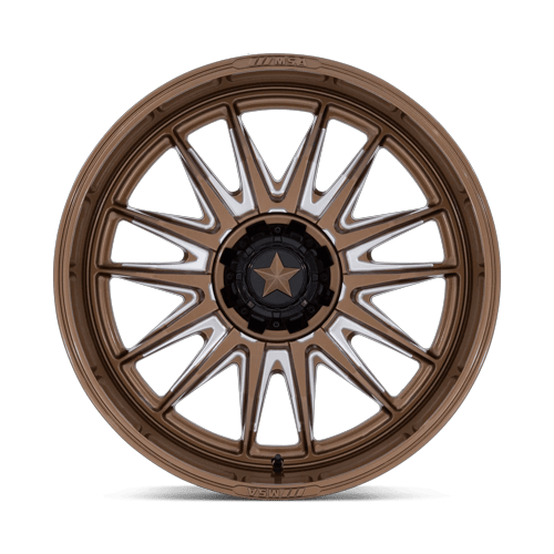 MSA Offroad Wheels M55 Commander Utv 24X10 4X137/4X156/4X156 -25MM Gloss Bronze Milled