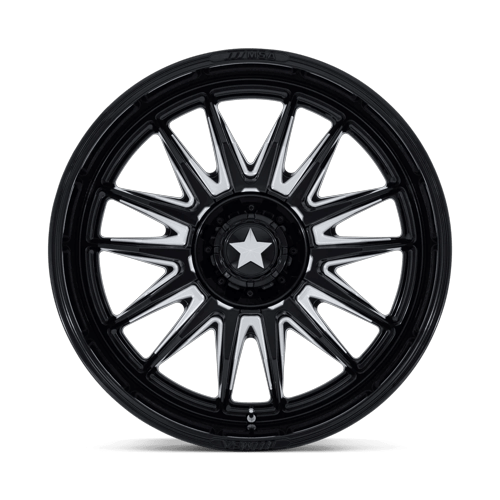 MSA Offroad Wheels M55 Commander Utv 24X10 5X114.3 -25MM Gloss Black Milled