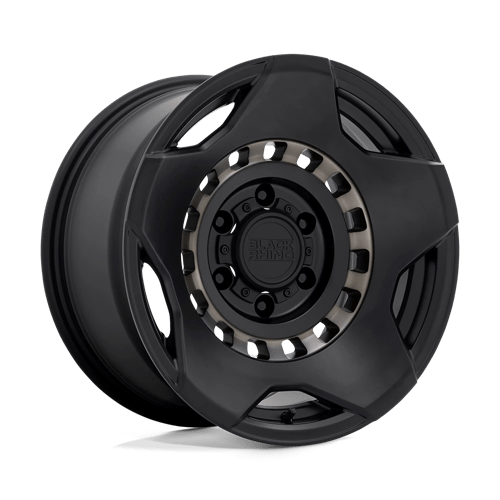Black Rhino Hard Alloys Muzzle 20X9 6X139.7 -18MM Matte Black W/ Mach Tint Ring