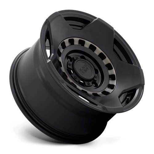Black Rhino Hard Alloys Muzzle 20X9 5X127 -18MM Matte Black W/ Mach Tint Ring