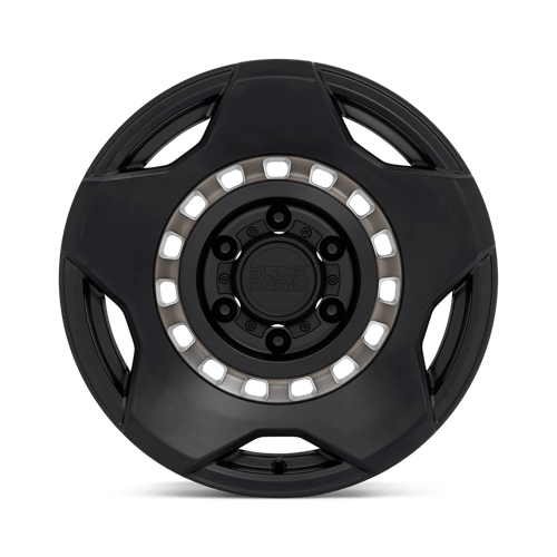 Black Rhino Hard Alloys Muzzle 20X9 6X139.7 -18MM Matte Black W/ Mach Tint Ring