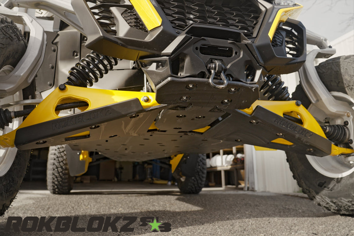 RokBlokz Can-Am Maverick R Skid Plate