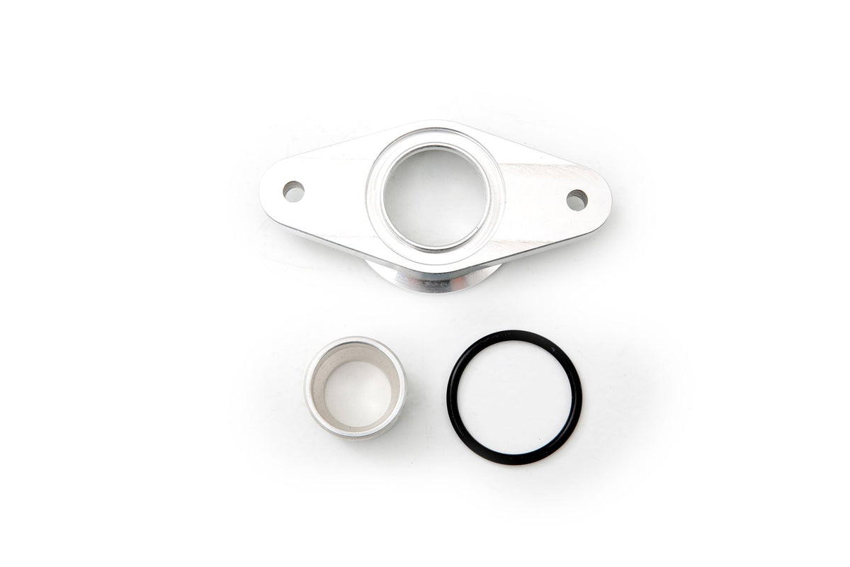 Universal TiAL Blow Off Valve Flange by CP-E - angle view
