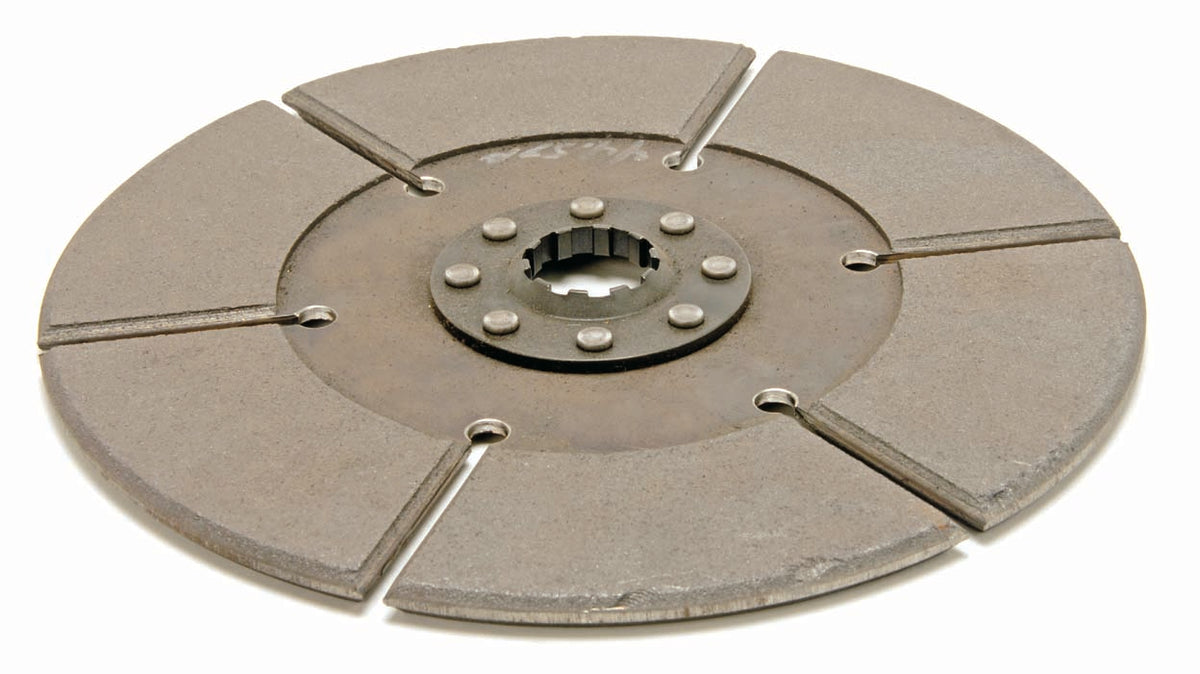 McLeod Disc Sintered Iron Lcf 10.5inX1-3/8X10 Spl Sld Hub 16 Riv .280 Thick - 5003-06