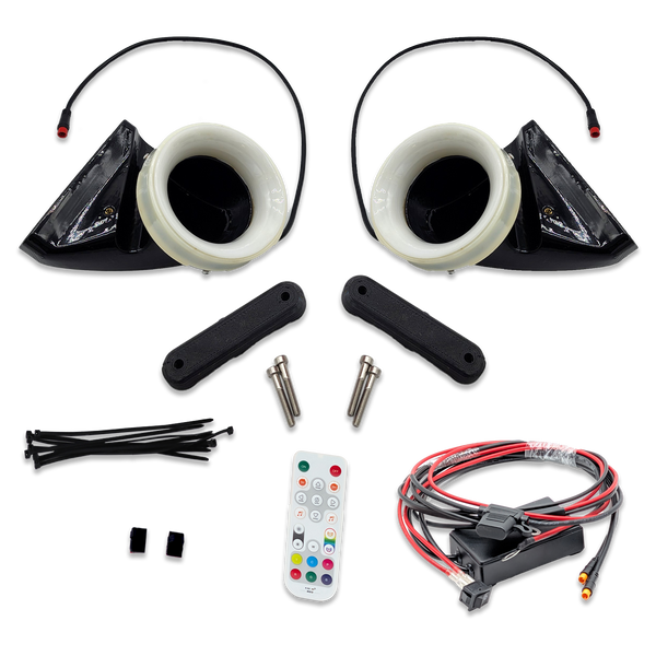 2014-2024 MINI Cooper S (F54/F55/F56/JCW GP) Dual BIG MOUTH LIT KIT Ram Air Intake Snorkels