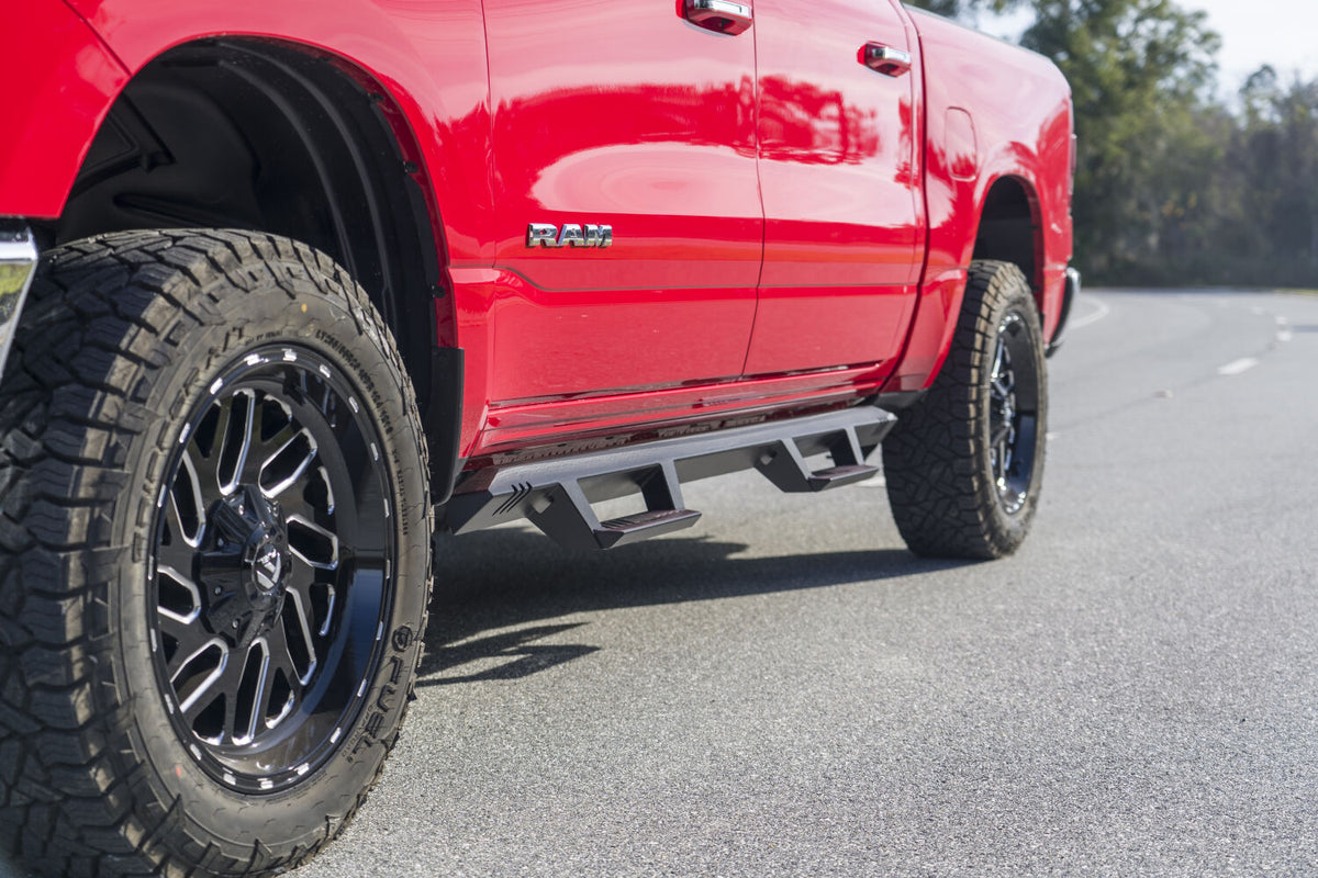 N-Fab EPYX 2019 Dodge RAM 1500 Crew Cab - Cab Length - Tex. Black - EXD19CC-TX