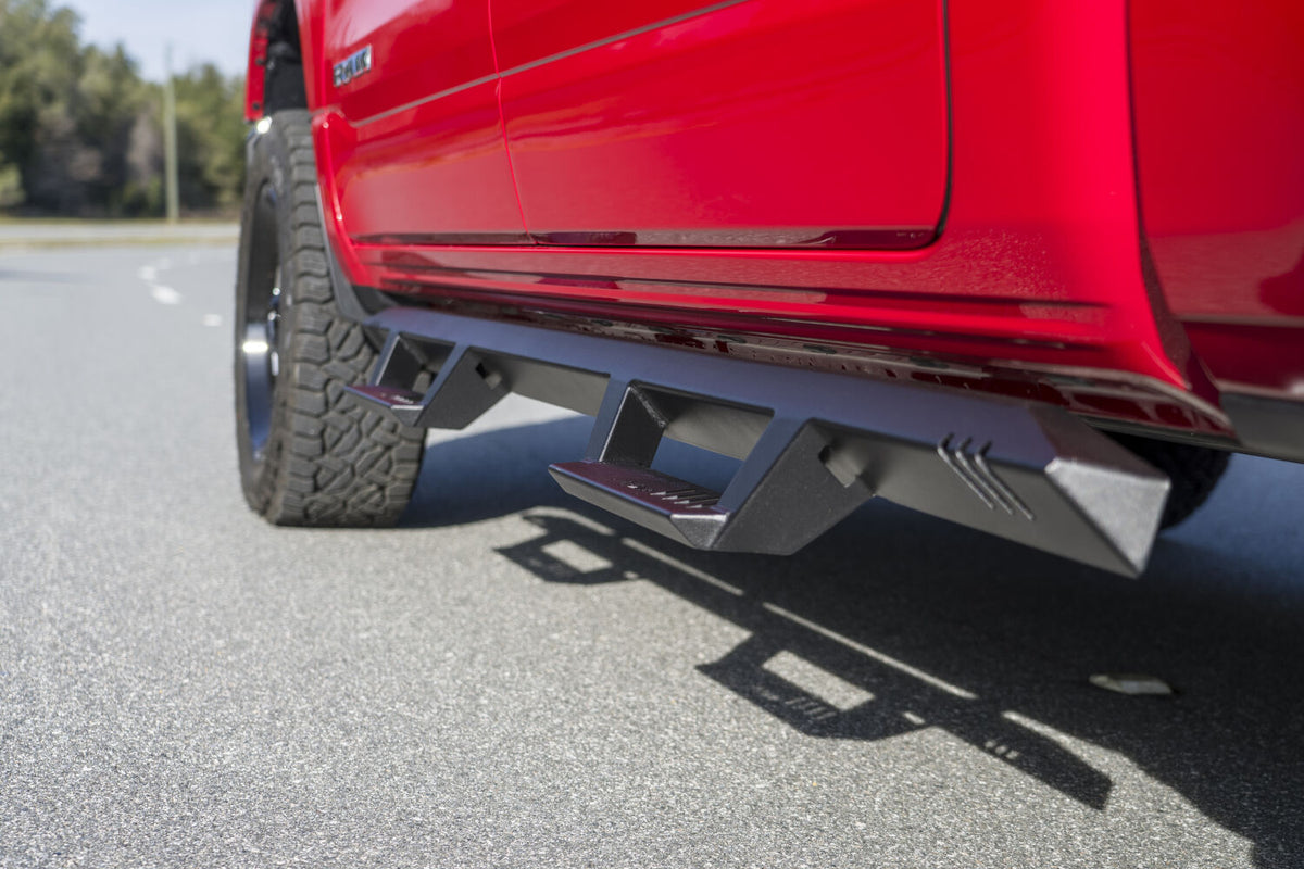N-Fab EPYX 2019 Dodge RAM 1500 Crew Cab - Cab Length - Tex. Black - EXD19CC-TX