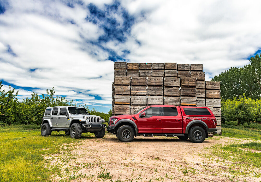N-Fab EPYX 07-19 Jeep Wrangler JK 2 Door SUV Gas SRW - Full Length - Textured Black - EXJ072-TX