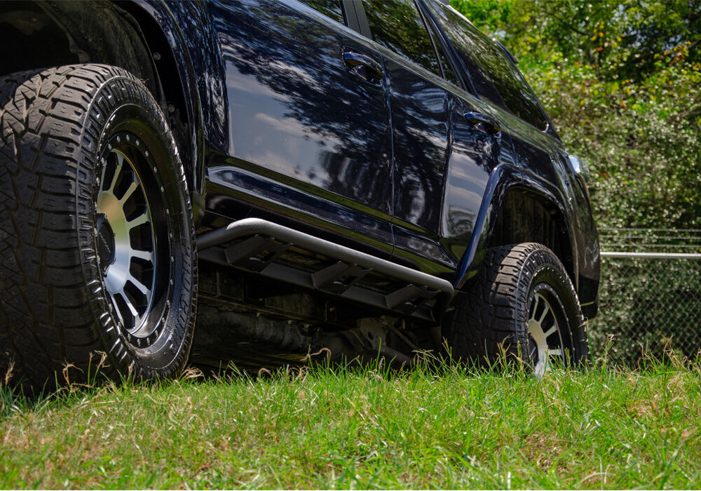 N-Fab Trail Slider Steps 2022 Nissan Frontier CC (All Beds) Gas SRW - Cab Length - Textured Black - TSN22CC-TX