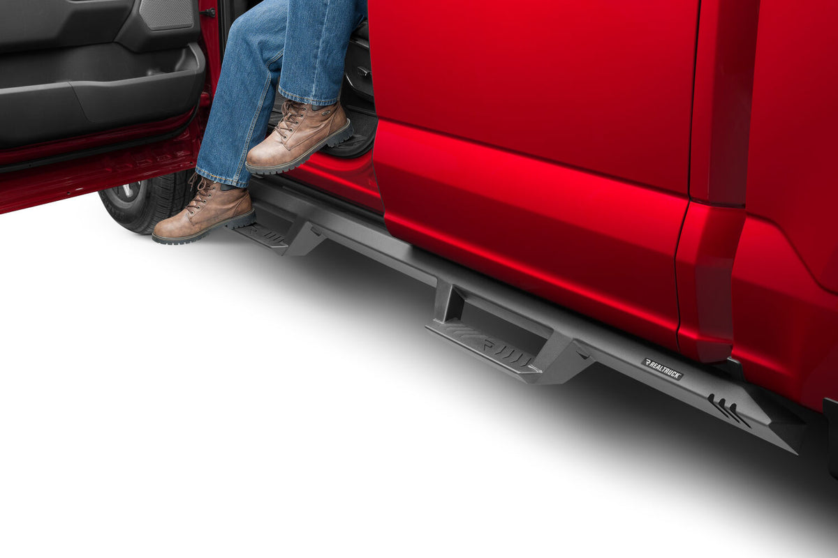 N-Fab EPYX 15-19 Ford F-150/17-19 Ford F-250/F-350 Superduty SuperCrew - Cab Length - Tex. Black - EXF15CC-TX
