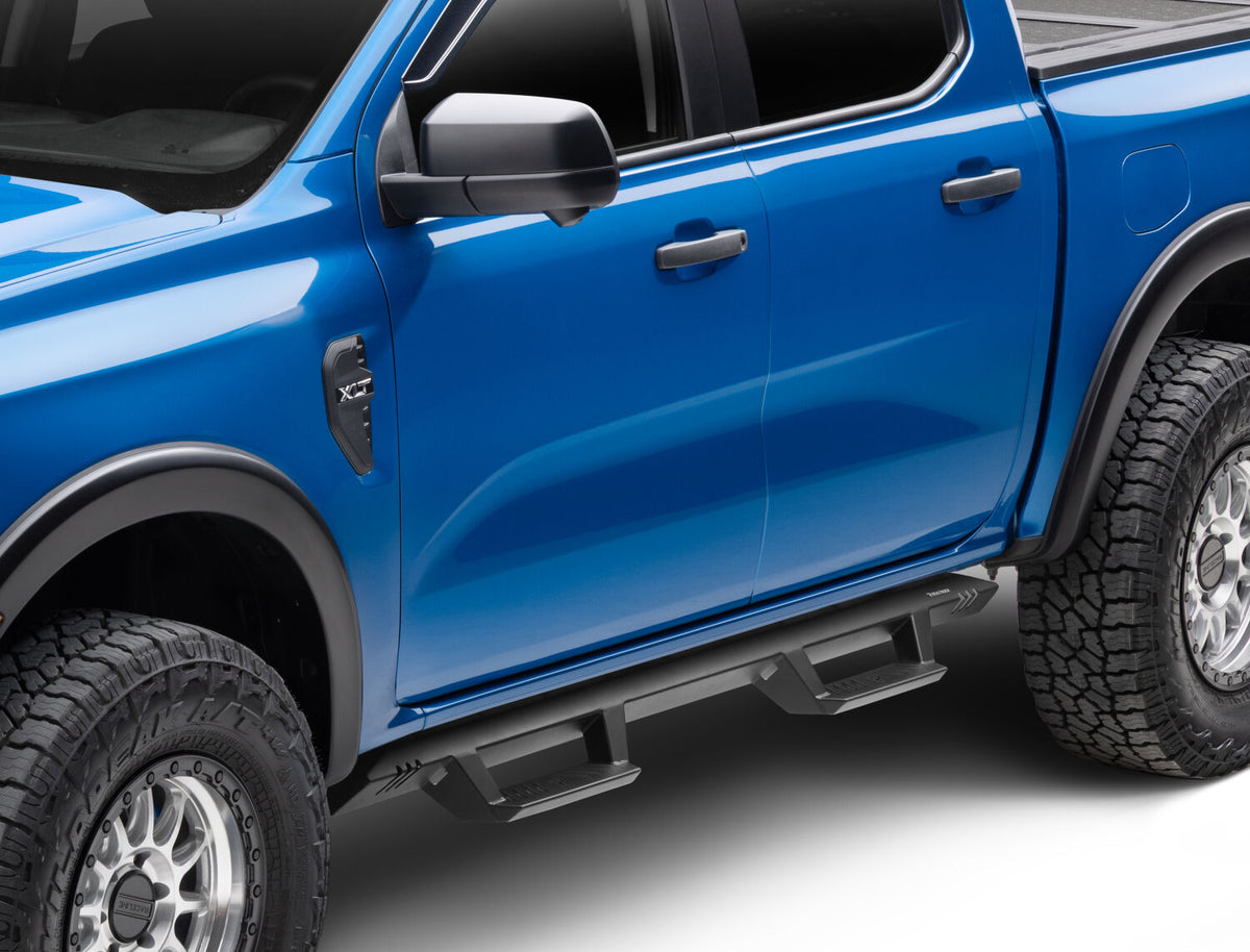 N-Fab EPYX 2019 Ford Ranger Crew Cab - Cab Length - Tex. Black - EXF19CC-TX