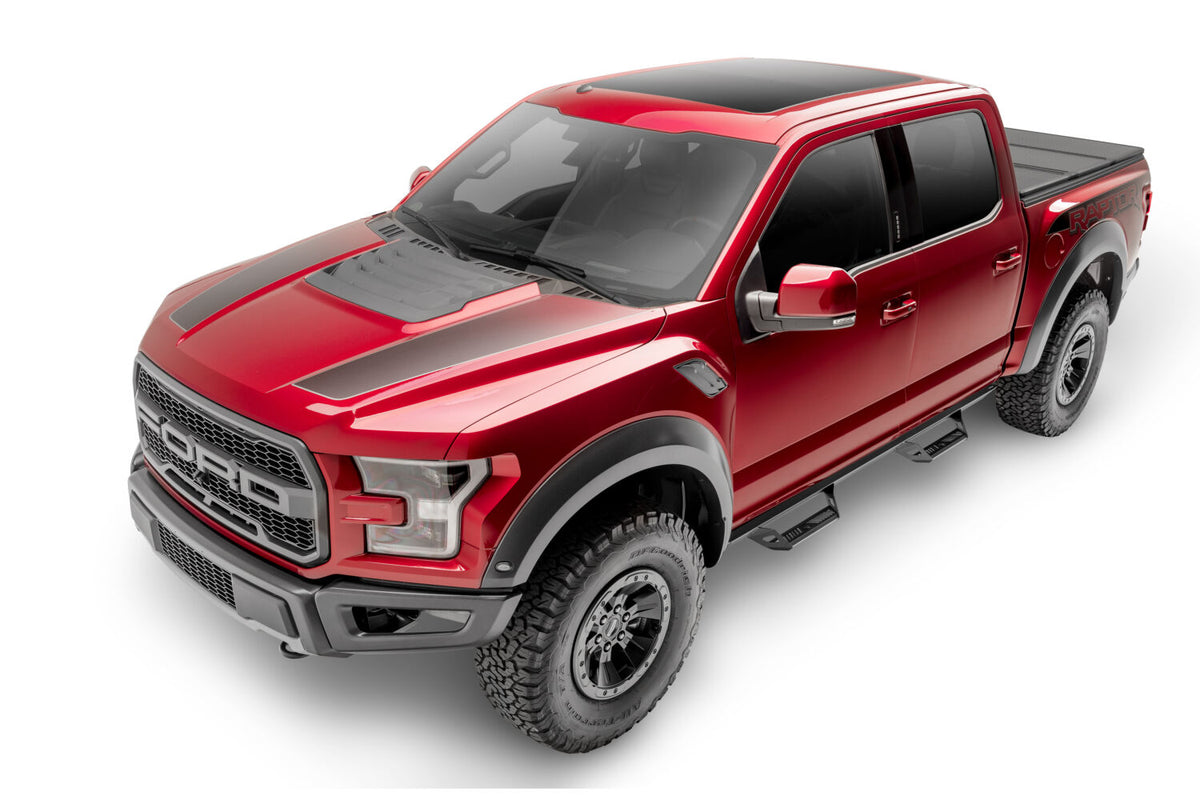 N-Fab Predator Pro Step System 15-17 Ford F-150 / Raptor SuperCrew - Tex. Black - PRF1590CC-TX