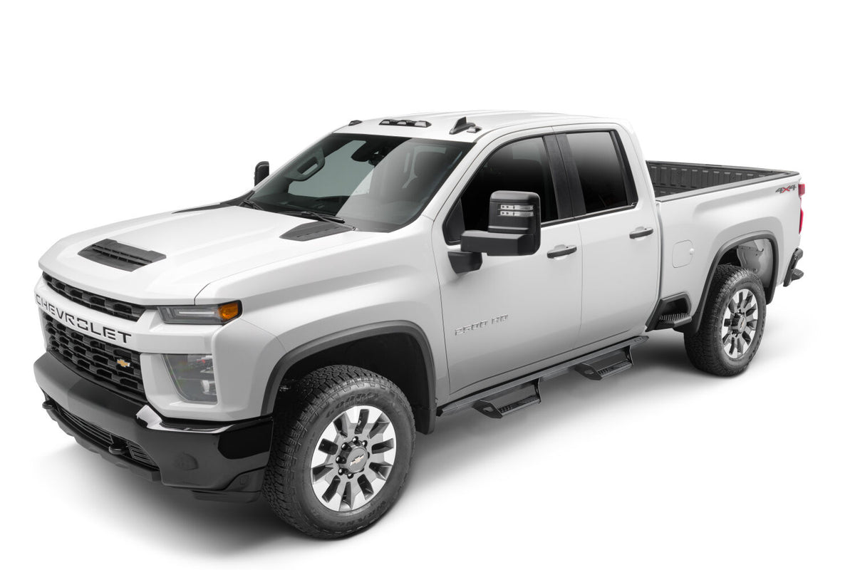 N-Fab Predator Pro 19-20 Chevy/GMC 1500 Crew Cab - Cab Length - Tex. Black - PRC1980CC-TX