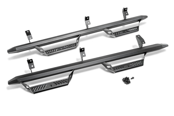 N-Fab Predator Pro Step System 05-18 Toyota Tacoma Double Cab All Beds Gas - Tex. Black - PRT0563CC-TX