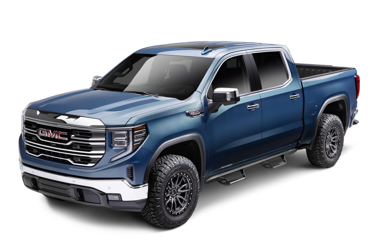 N-Fab Predator Pro 19-20 Chevy/GMC 1500 Crew Cab - Cab Length - Tex. Black - PRC1980CC-TX